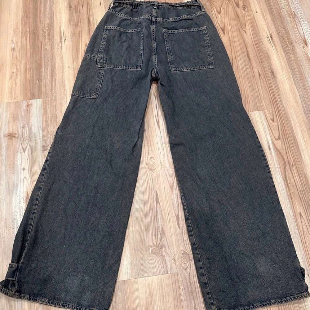 Free People We The Free CRVY Outlaw Wide-Leg Jeans/Ian Indigo/Size XS - Picture 4 of 11